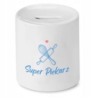 Skarbonka Dla Piekarza Super Piekarz Prezent Z Nadrukiem Ze Zdjęciem