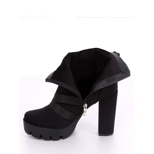 Botki na platformie czarne B9026 Black r.36 na Arena.pl