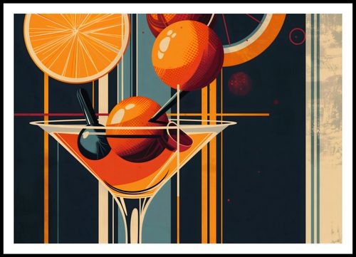 Plakat 100x70cm Koktajl w Stylu na Arena.pl