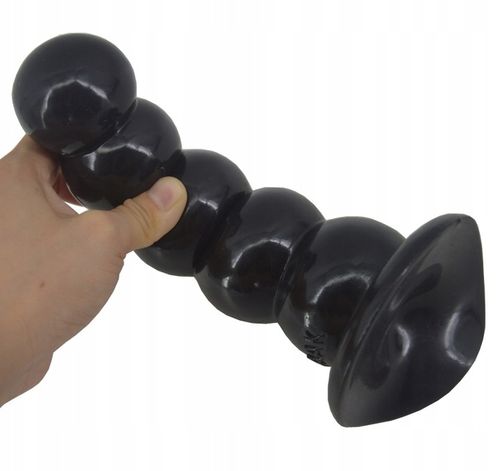 DUŻE DILDO INTYMNE BUTT PLUG KOREK MASAŻ UNISEX KULKI ANALNE na Arena.pl