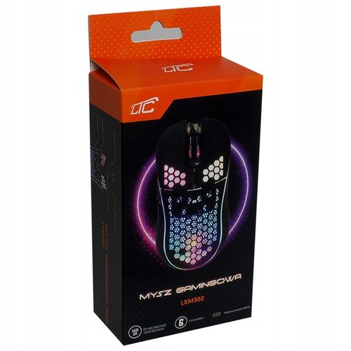 MYSZ MYSZKA GAMINGOWA PRZEWODOWA RGB USB 6400DPI KOMPUTEROWA OPTYCZNA na Arena.pl