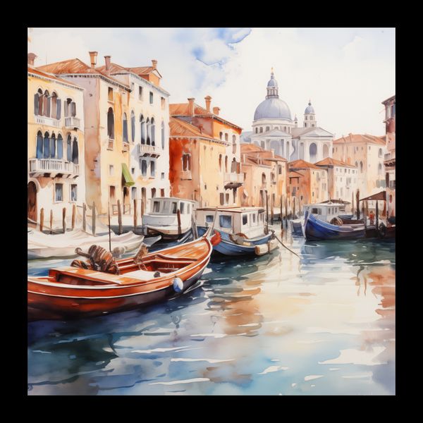 Plakat 20x20cm Wenecka Impresja zdjęcie 2