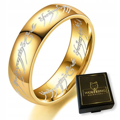 PIERŚCIEŃ WŁADCA z Wolframu WOLFRING EU19 US09 na Arena.pl