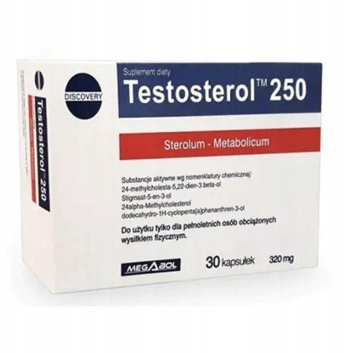 Mocny Preparat Testosterol + Meta Masa Siła libido Testosteron sterole na Arena.pl