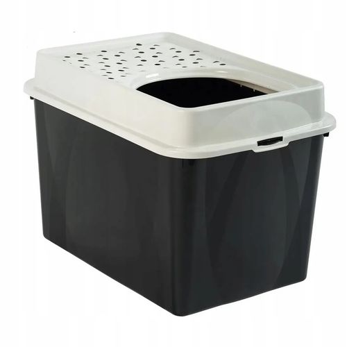 DUŻA ZAMKNIĘTA KUWETA DLA KOTA XXL WYSOKA HOP IN NA ŻWIREK MIX KOLORÓW na Arena.pl