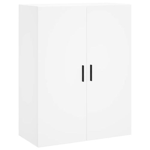 Witrynka, biała, 69,5x34x180 cm, materiał drewnopochodny na Arena.pl