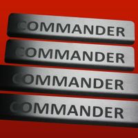 Listwa progowa JEEP COMMANDER Stal nierdzewna 304 mat 4szt