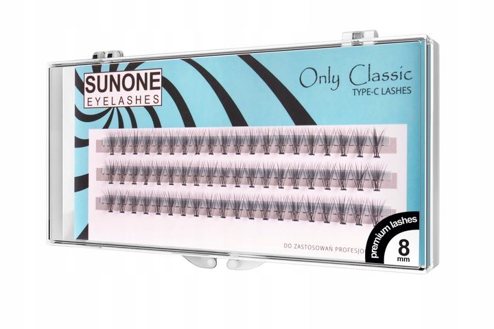 Sztuczne Rzęsy KĘPKI RZĘS JEDWABNE 8 mm - 60 sztuk zdjęcie 1