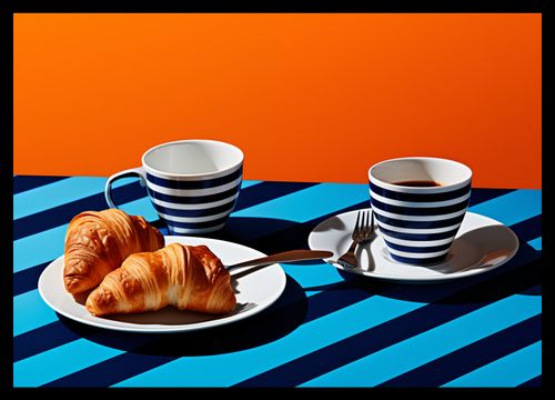 Plakat 42x29,7cm Croissanty na Arena.pl