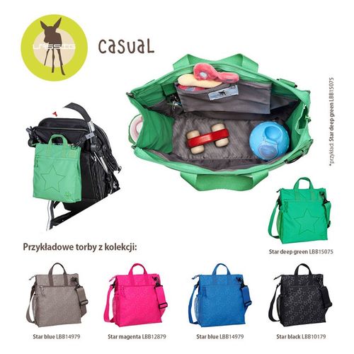 Lassig Casual Label Torba do Wózka Reflective Star slate na Arena.pl