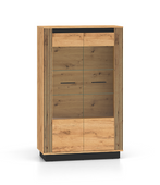 Witryna Niska 2- Drzwiowa 2D 92 cm Craft Złoty + Czarny URNI ML