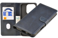 Etui portfel Wallet do Honor 400 Lite granatowy