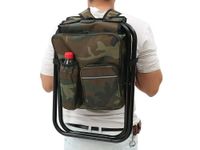 KRZESŁO WĘDKARSKIE Z PLECAKIEM SKŁADANE TORBA 3W1