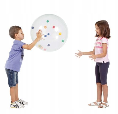 PIŁKA Z KOLOROWYMI KULKAMI ACTIVITY BALL 50 cm na Arena.pl