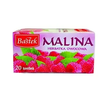 BASTEK HERBATA OWOCOWA 20TB MALINA 40G zdjęcie 1