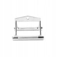 METALOWY trójkątny uchwyt do wyciągu GÓRNEGO I DOLNEGO podwójny STAL CHROM