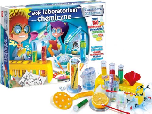 CLEMENTONI MOJE LABORATORIUM CHEMICZNE EKSPERYMENT na Arena.pl