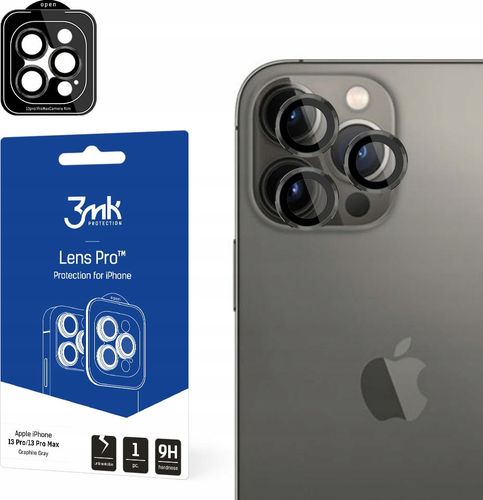 apple iphone 13 pro/13 pro max - 3mk lens protection pro graphite gray na Arena.pl