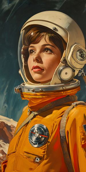 Plakat 50x100cm Pionierka Kosmosu zdjęcie 1