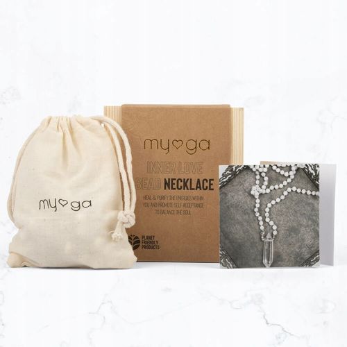 Naszyjnik Mala myga Kryształ górski Howlit na Arena.pl