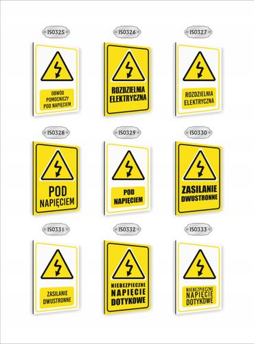 Tabliczka znak informacyjny dibond 20X15 UWAGA MATERIAŁY ŁATWO ZAPALNE na Arena.pl