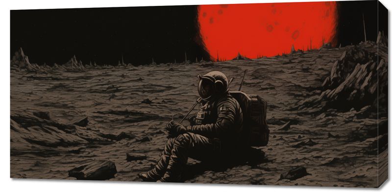 Obraz 100x50cm Samotność w Kosmosie zdjęcie 1