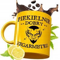 Złoty Kubek Premium Dla Zegarmistrza Prezent Z Nadrukiem Ze Zdjęciem