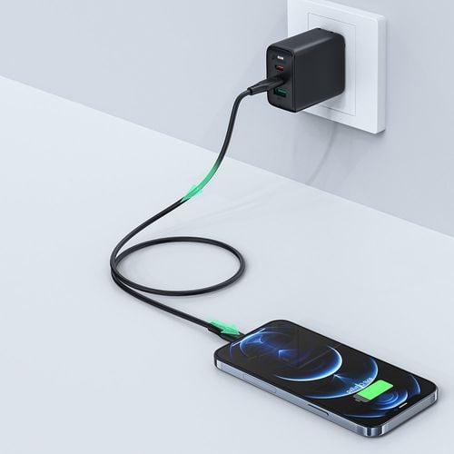 kabel przewód do iphone mfi usb-c - lightning 30w 3a 1.2m biały na Arena.pl