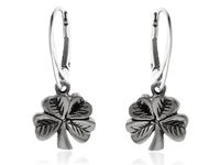 WISZĄCE OKSYDOWANE SREBRNE KOLCZYKI KONICZYNKI