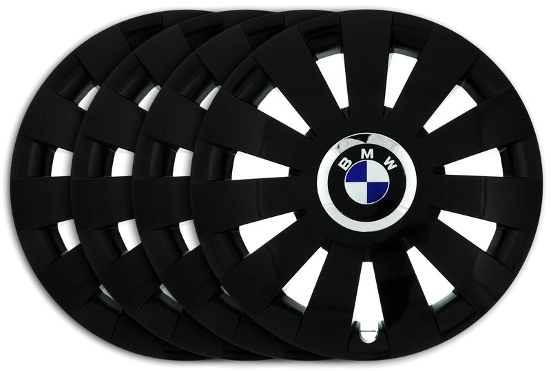 KOŁPAKI 16'' BMW - E46 E90 E60 E87 F20 CZARNE BTC zdjęcie 1