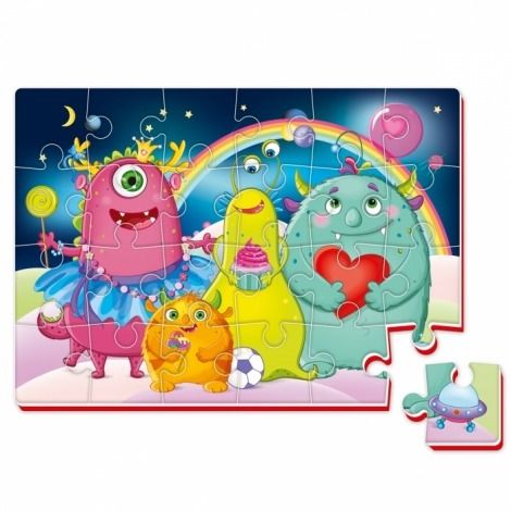 Piankowe Puzzle STWORKI 24 el. na Arena.pl