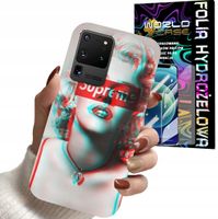 ETUI DO SAMSUNG S20 ULTRA - Monroe MODNE KOBIECE WZORY + FOLIA