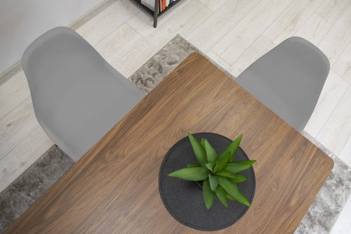 Krzesło OSAKA szare / nogi czarne x 4 na Arena.pl