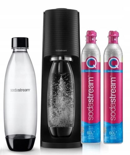 Saturator wody gazowanej Sodastream TERRA czarny butelka 2x nabój na Arena.pl