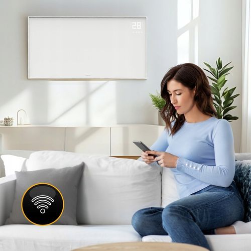 Grzejnik na podczerwień promiennik ciepła WarmUp 770W WiFi Tuya LED na Arena.pl