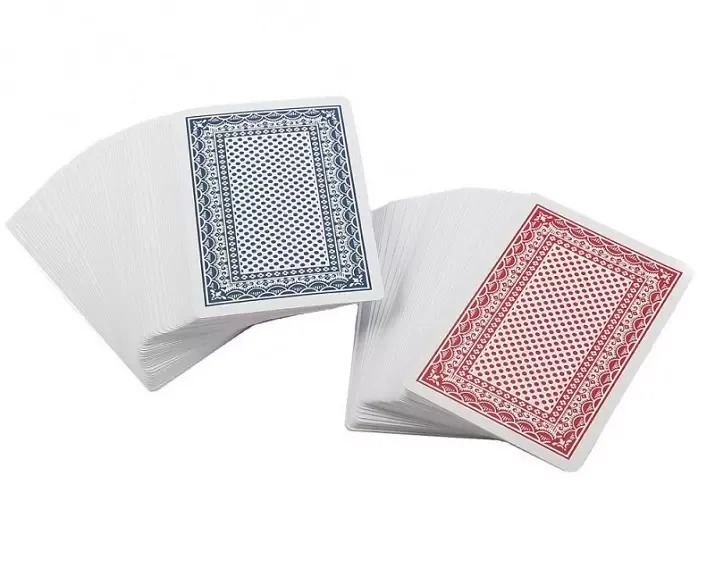 2 x KARTY DO GRY 100% PLASTIK POKER BRYDŻ + ETUI zdjęcie 14