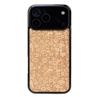 drewniane etui bewood do iphone 17 pro max kwiaty polne aniegre