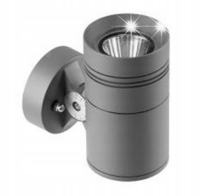 LAMPA ELEWACYJNA SPOT LENA PILLAR 3 LED 10W 1000LM 4000K IP65 38° SZARA