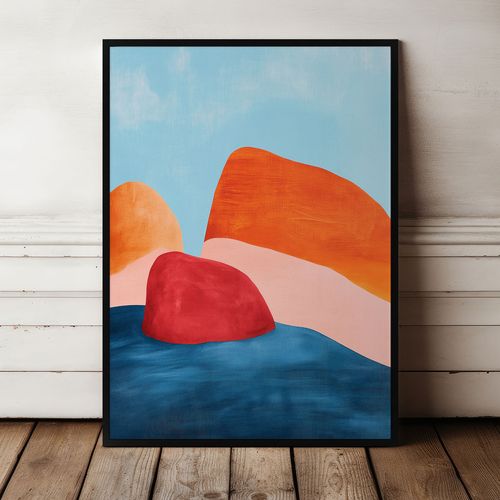 Plakat plakaty w ramkach ściana z plakatami 40x50 cm w czarnej ramie na Arena.pl