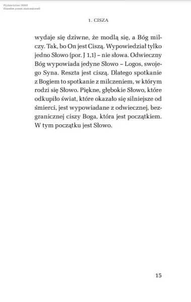 Bliskość Boga. Cisza. Modlitwa. Słuchanie zdjęcie 14