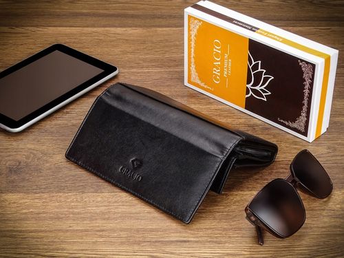 Portfel Damski Czarny Skóra Naturalna Gracio Duży Pojemny PREZENT na Arena.pl