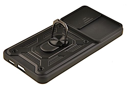 Pancerne etui Armor z osłoną aparatów do Samsung Galaxy S25 FE czarny na Arena.pl