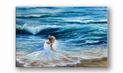 OBRAZ NA PŁÓTNIE 066 Morska bryza 90x60cm na Arena.pl