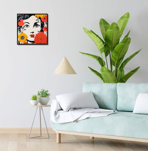 Plakat 40x40cm Kwiatowa Aura na Arena.pl