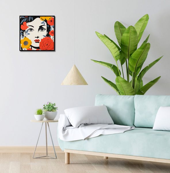 Plakat 40x40cm Kwiatowa Aura zdjęcie 4