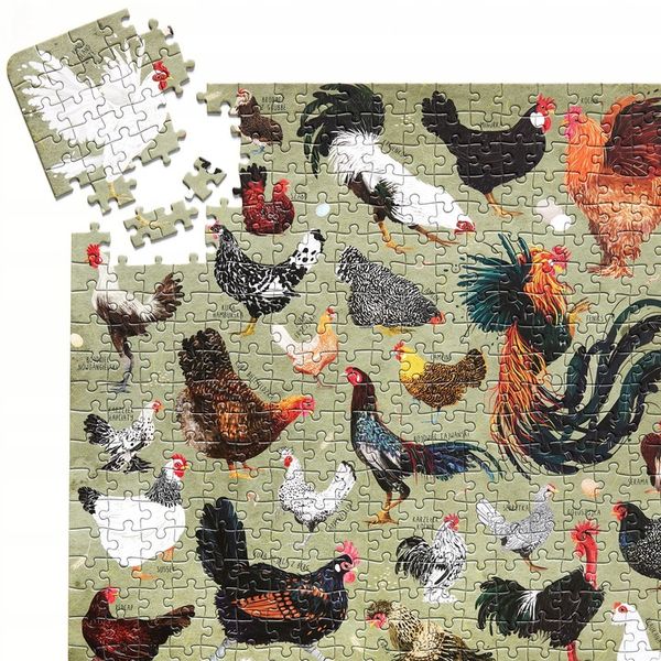 Puzzlove CzuCzu Kury puzzle 1000 elementów zdjęcie 4