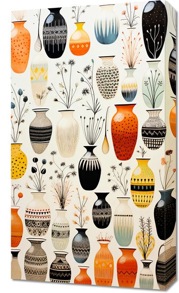 Obraz 40x70cm Symfonia Wazonów zdjęcie 1