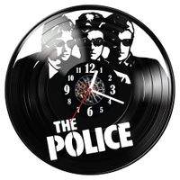 Zegar ścienny z płyty winylowej The Police 837.14
