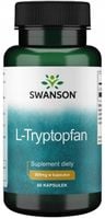 Swanson L-Tryptofan 500mg 60kaps. Stres Spokojny sen Depresja Serotonina