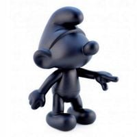 Puppy Smurf vinyl matte black figurka ruchoma 20cm